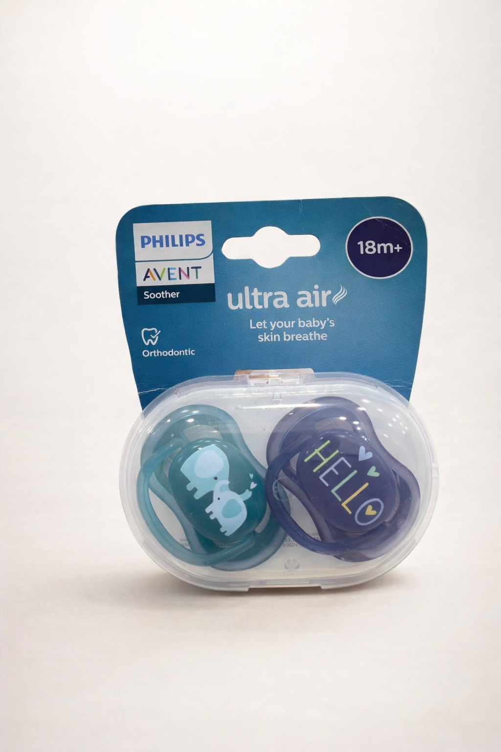 Philips Avent Ultra Air Sucette Orthodontique 18m+ – Lot de 2
