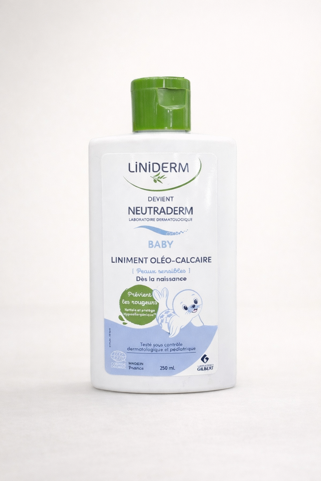 Gilbert Neutraderm Liniderm Liniment Oléo-Calcaire Stabilisé 250ml