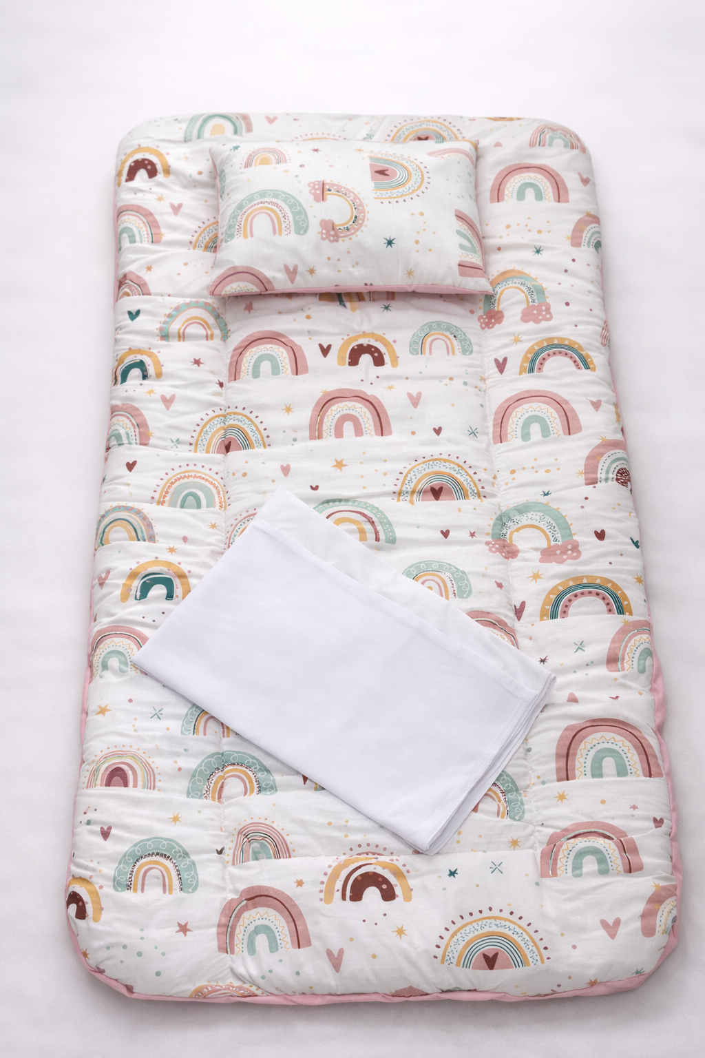 Linge de lit Bébé Matelassé avec Coussin – Confort Doux au Quotidien
