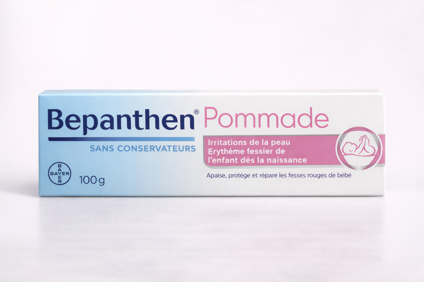 Bepanthen Pommade Bébé Sans Conservateurs – Apaise et Protège les Fesses Rouges dès la Naissance