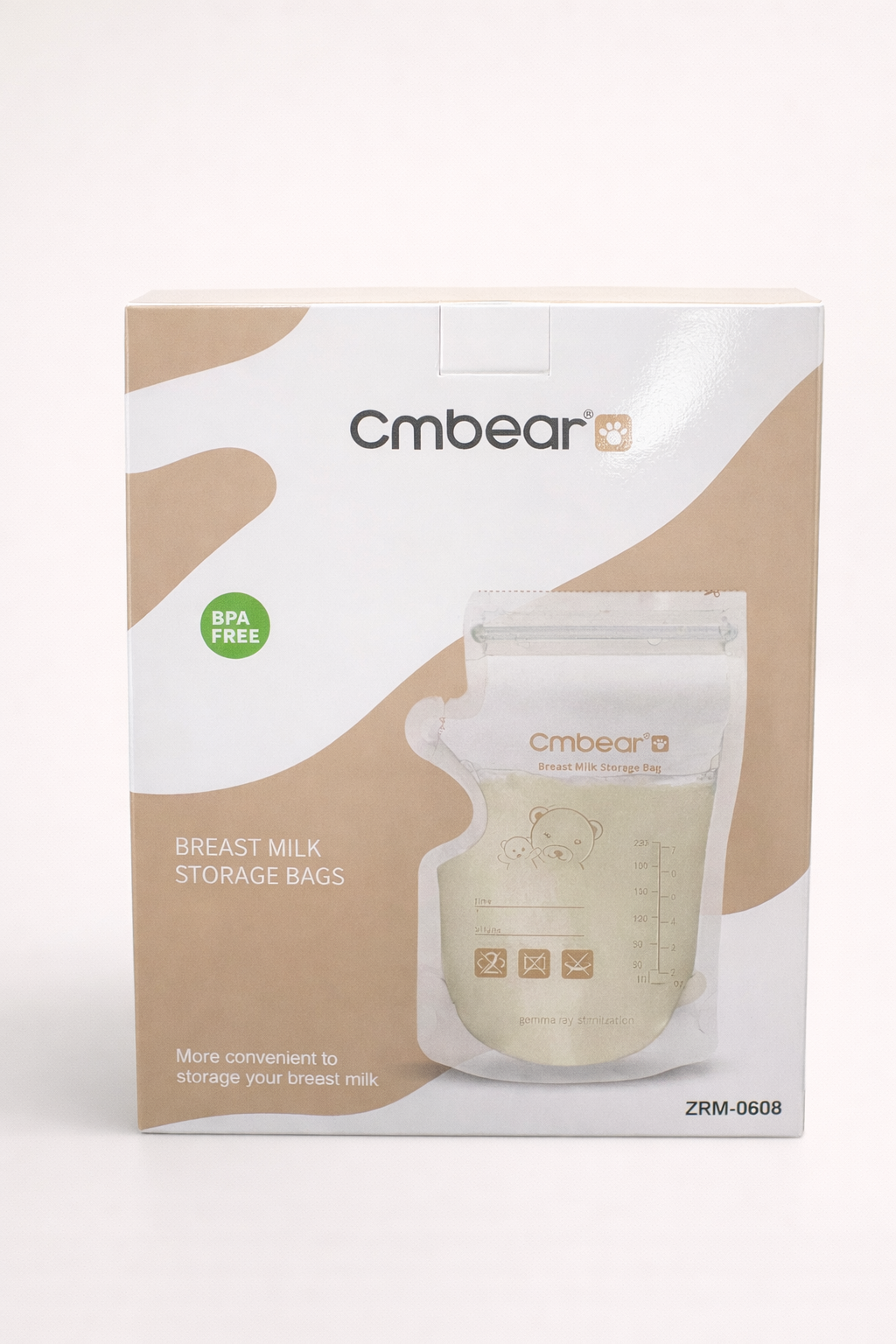 CmBear ZRM-0608 – Sachets de Conservation du Lait Maternel BPA Free