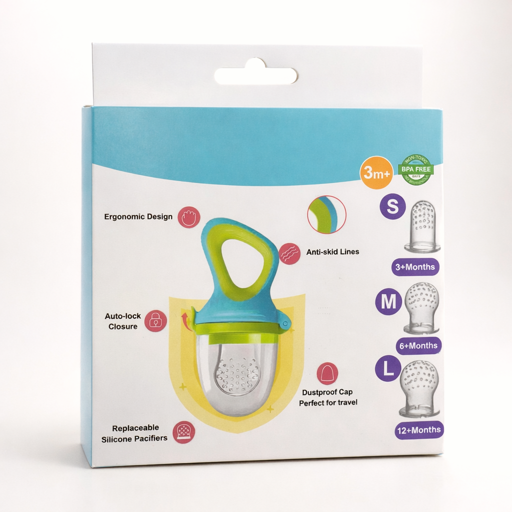 Lyko Sucette d’Alimentation 3m+ – Fruit Feeder en Silicone (BPA Free)