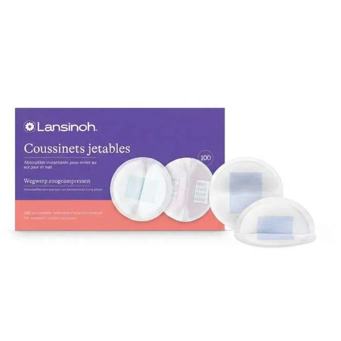 LANSINOH COUSSINETS D'ALLAITEMENT JETABLES 100 PIECES