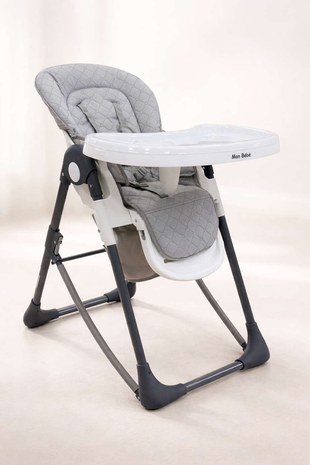 Mon Bébé – Chaise Haute avec Tablette Amovible & Assise Rembourrée
