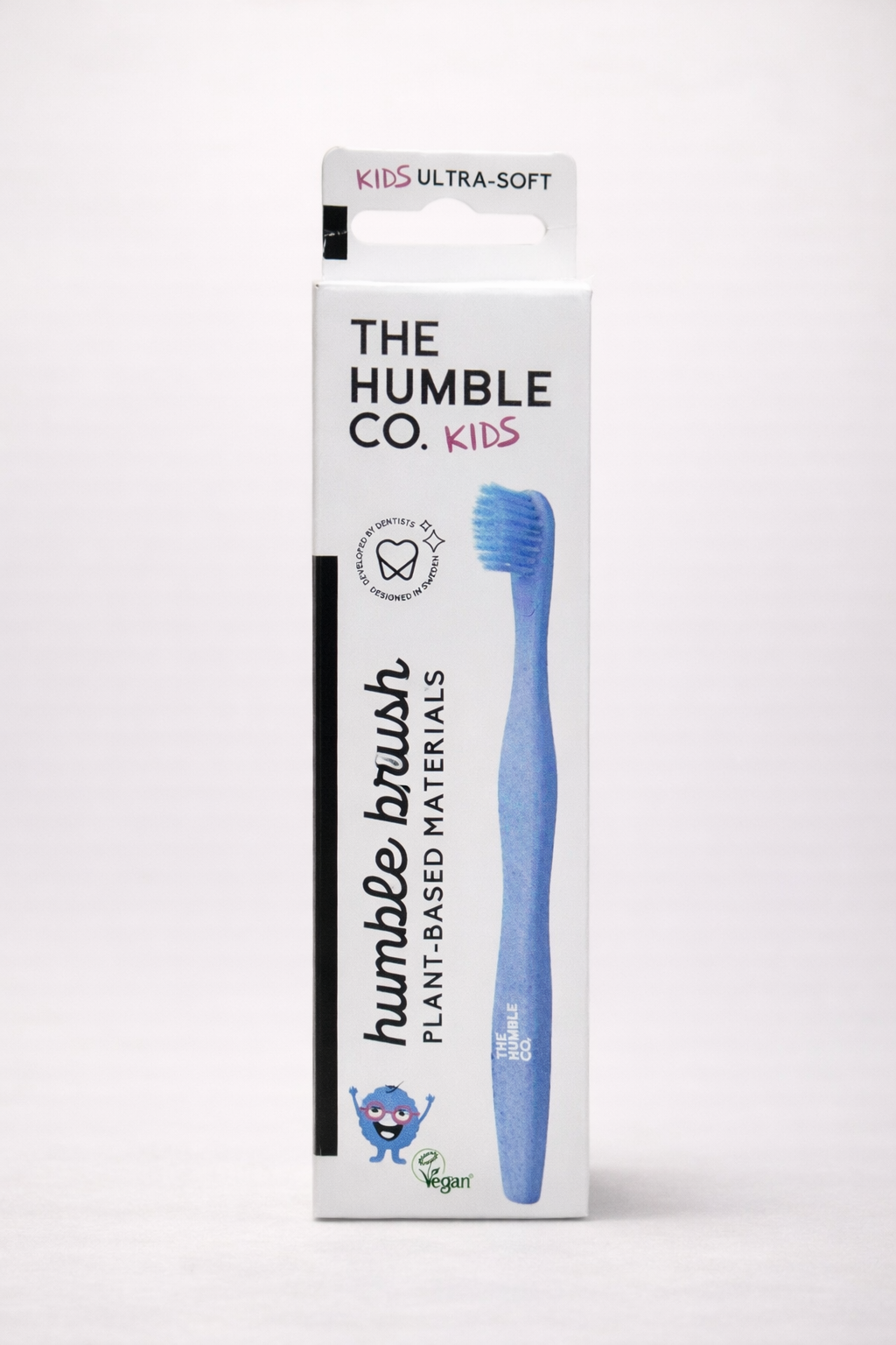 The Humble Co. Kids Ultra-Soft – Brosse à dents enfant en matériaux d’origine végétale, ultra-douce