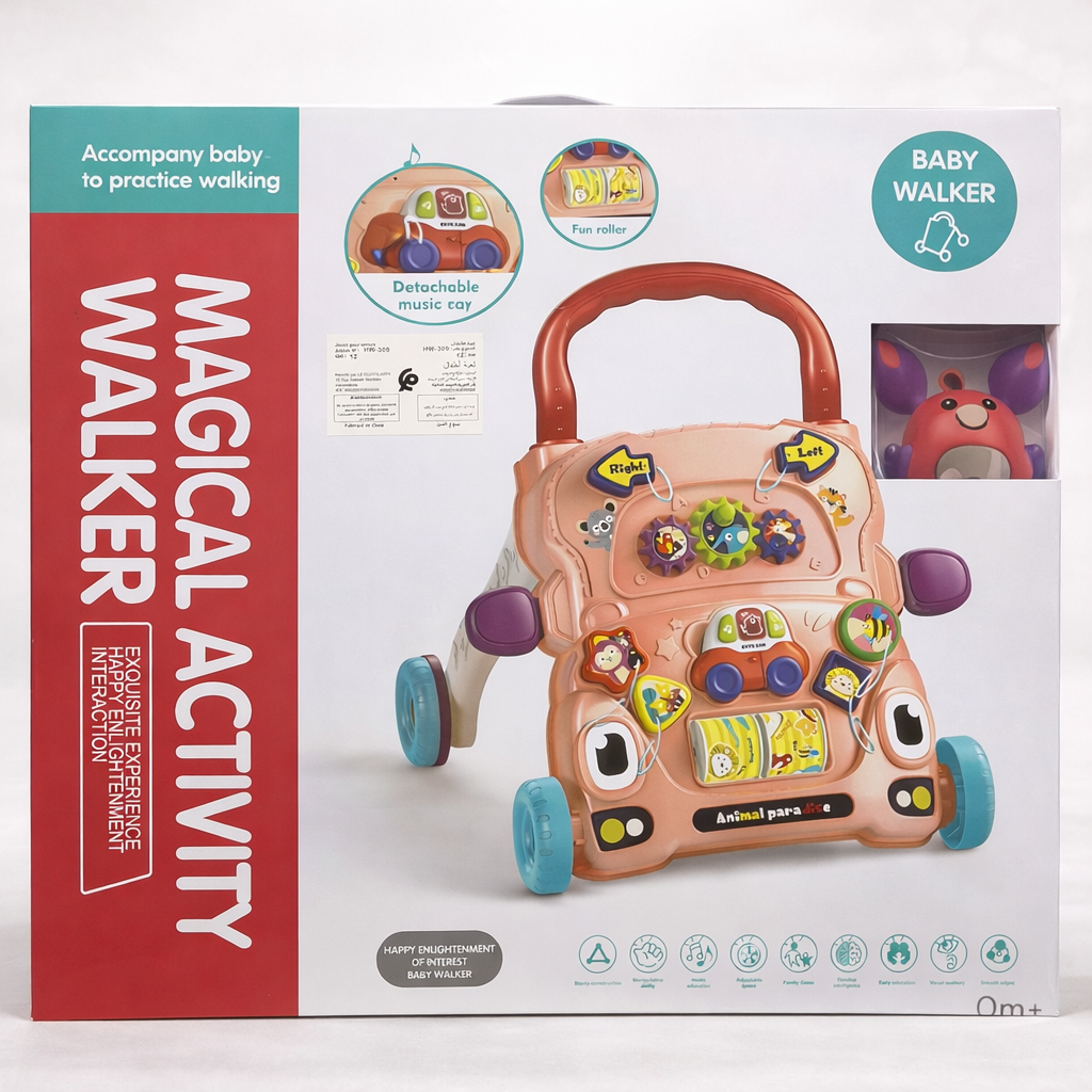 Baby Walker Magical Activity – Trotteur d’Éveil avec Panneau Musical