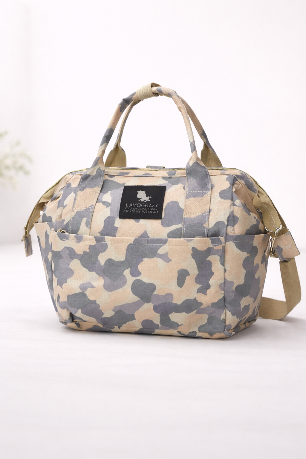 Sac à Langer Bébé LAMOGRAFY – Multipoches & Bandoulière Ajustable