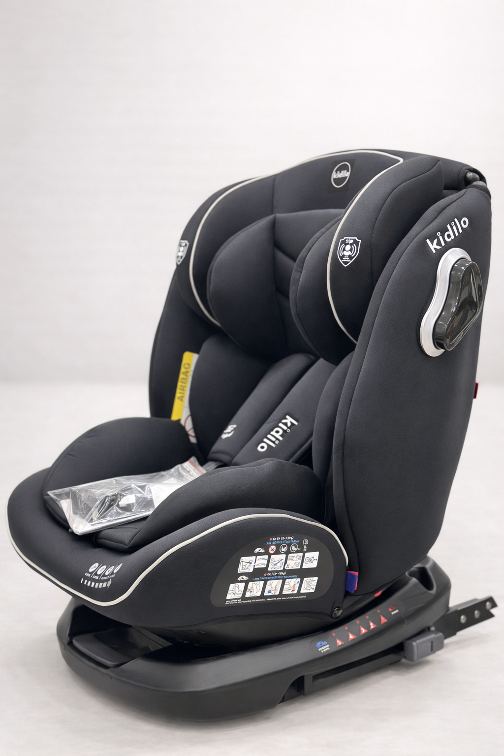 Kidilo Siège Auto 360° Groupe Évolutif avec Protection Latérale