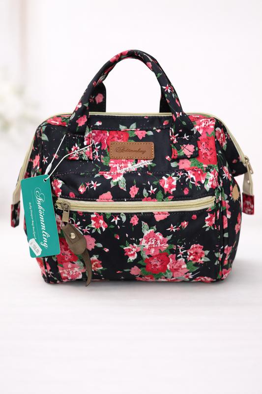 Sac Organisateur Bébé Floral – Compact & Pratique pour les Sorties