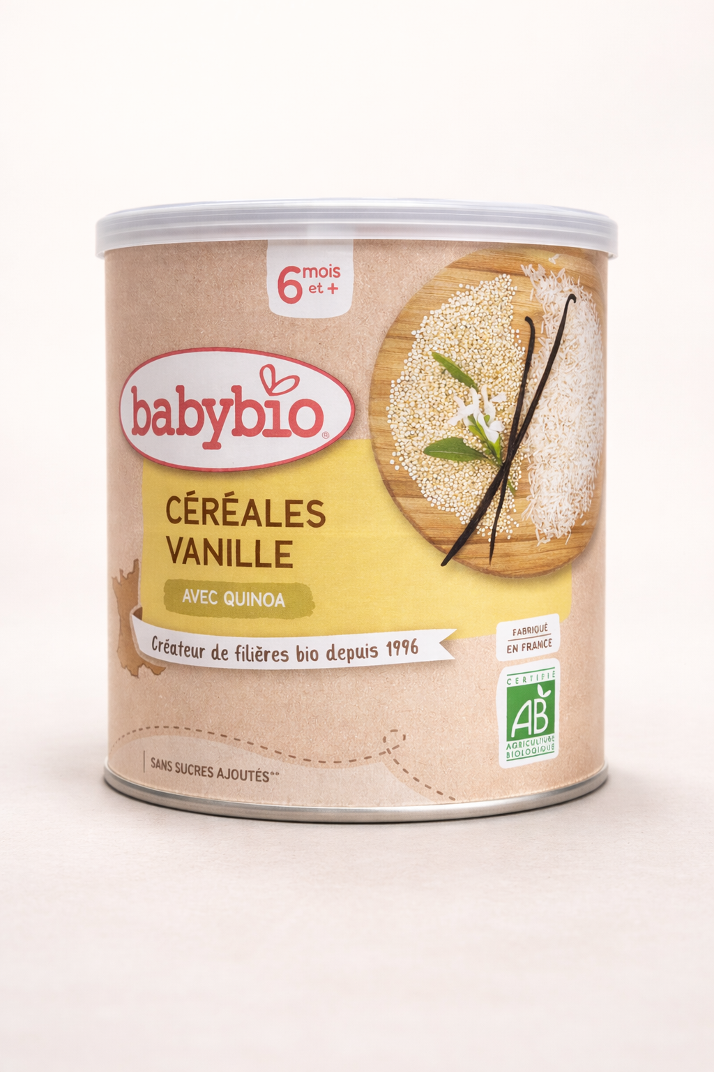 Babybio Céréales Vanille Bio avec Quinoa – Dès 6 mois
