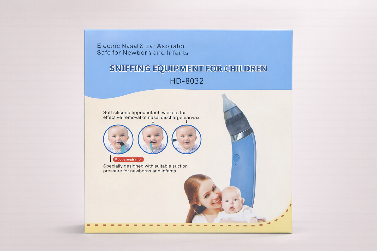 Aspirateur Nasal & Oreille Électrique Bébé HD-8032