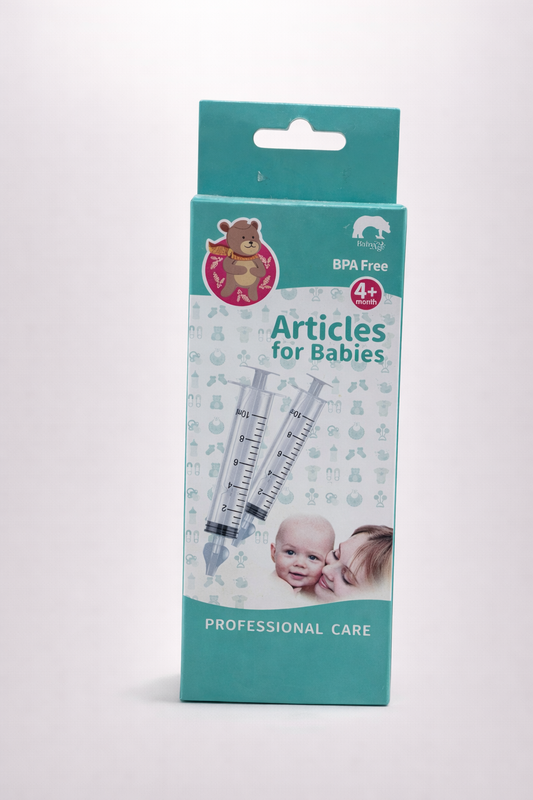 Seringue d’Alimentation Bébé BPA Free – 4+ mois (10 ml graduée)