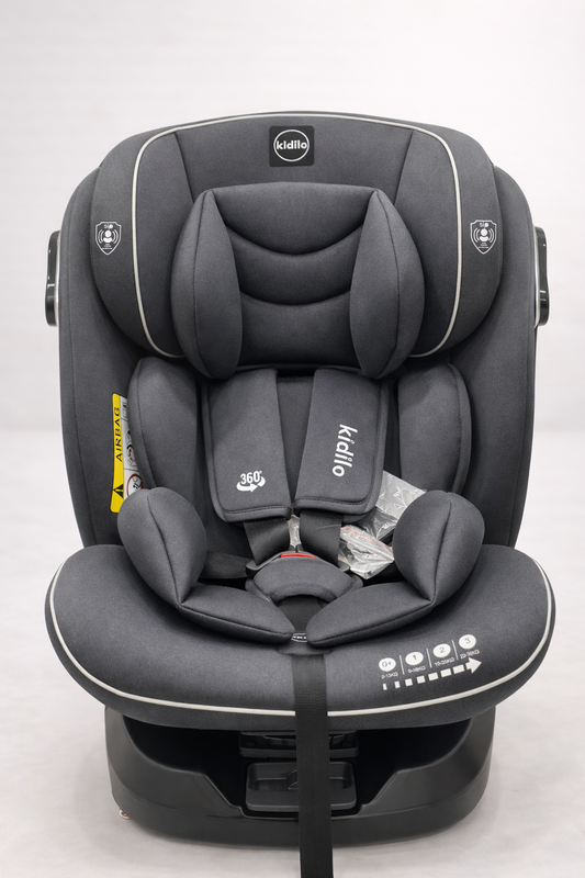 Kidilo Siège Auto 360° Groupe Évolutif avec Protection Latérale