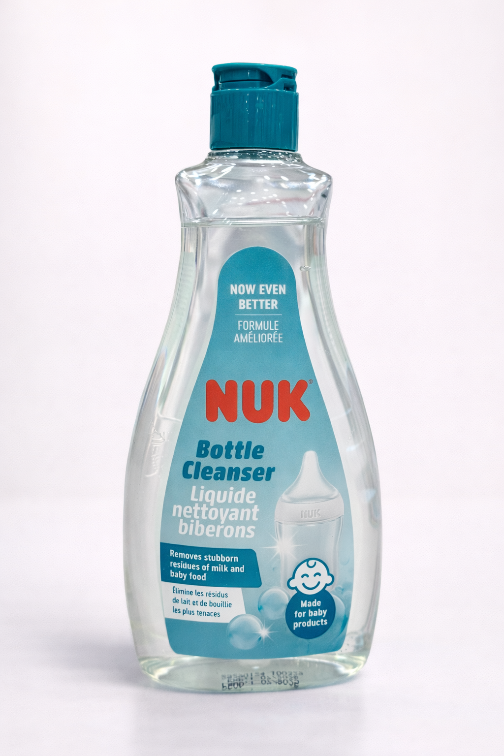 NUK Bottle Cleanser – Liquide Nettoyant Biberons, Spécial Résidus de Lait