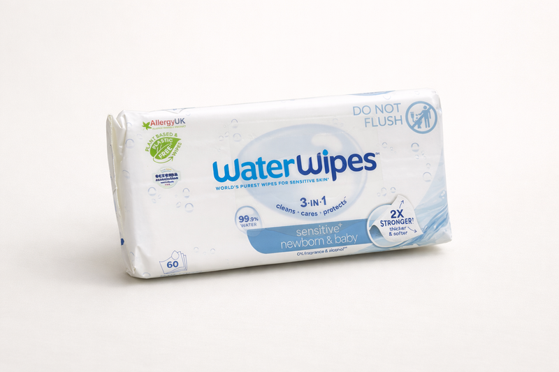 waterwwipes lingettes bébé 99,9 % d’eau 60 unités
