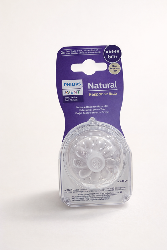 Philips Avent Natural Response Tétines Débit 5 (6m+) – Lot de 2