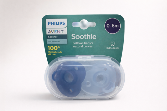 Philips Avent Soothie Sucette 0–6 mois – Silicone Médical (Lot de 2)
