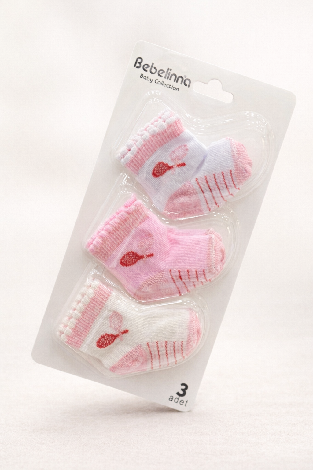 Chaussettes Bébé Coton Doux – Lot de 3 | Bebelinna Baby Collection
