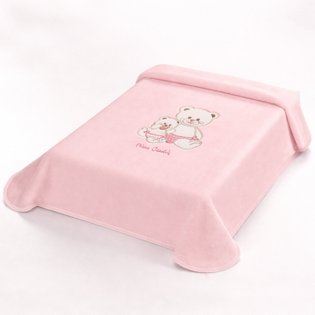 Pierre Cardin Ligne Bébé – Couverture Douce pour Nouveau-Né