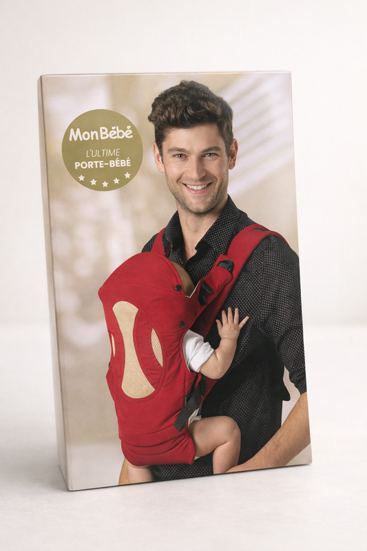 MonBébé – Porte-Bébé 4 Positions Confort & Maintien Ergonomique