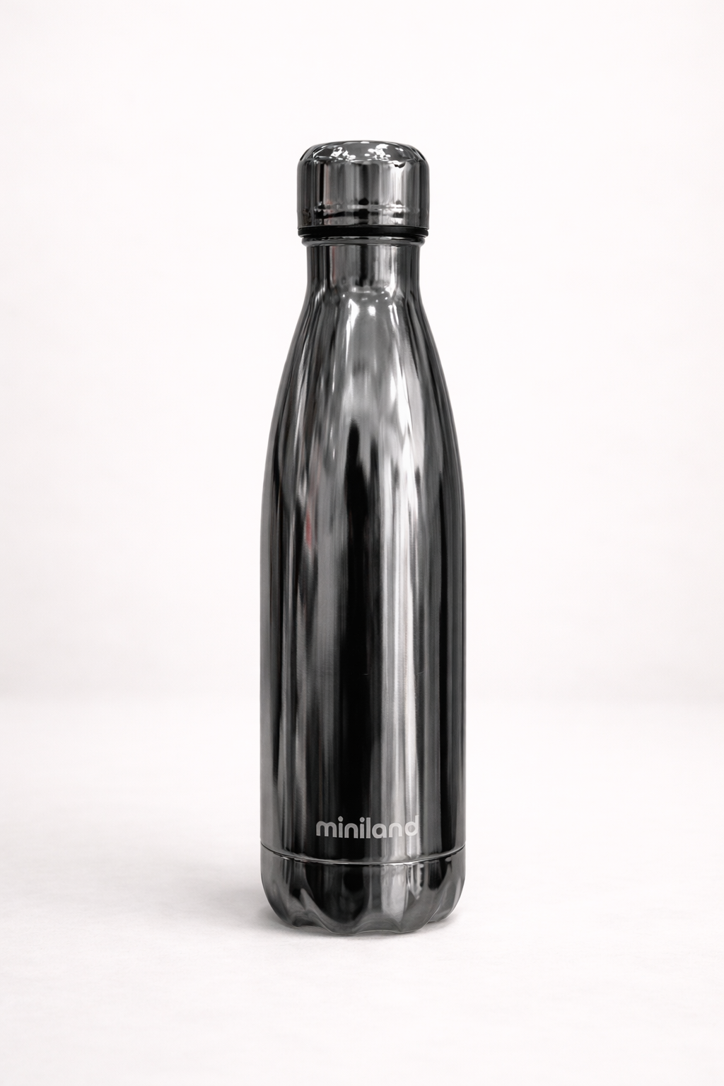 Miniland Gourde Isotherme Inox – Bouteille Thermique Réutilisable (Finition Métallisée)