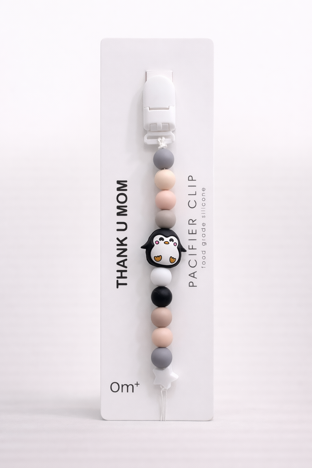 Attache-sucette en silicone alimentaire – 0 mois+