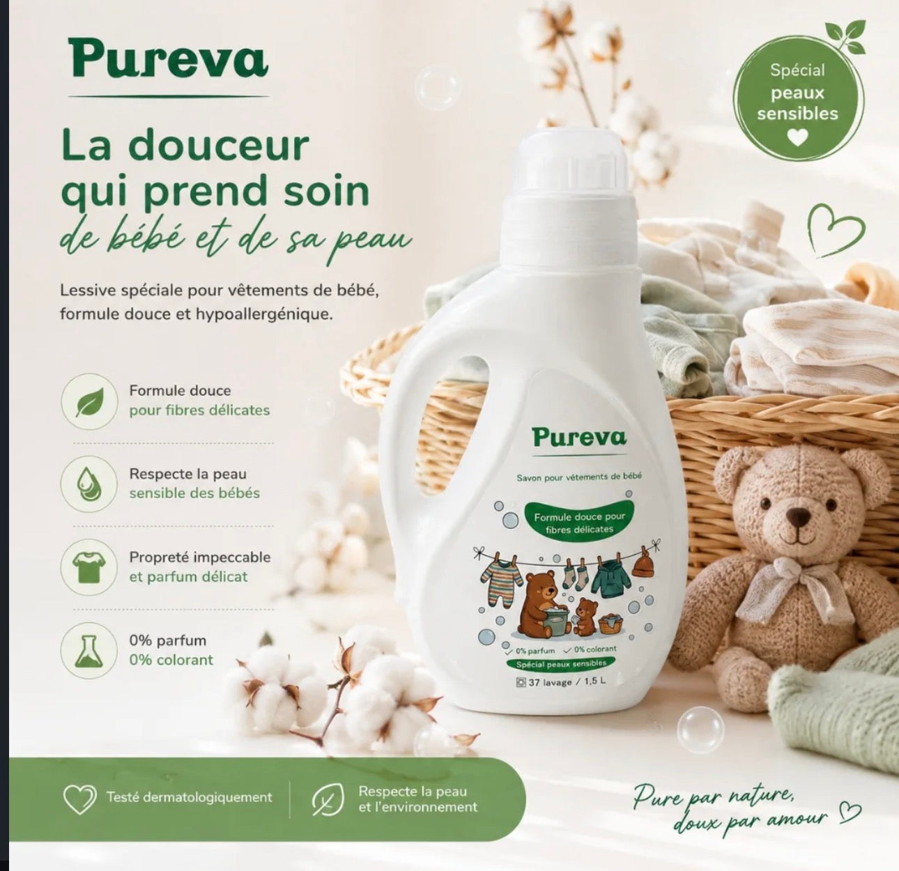 pureva lessive liquide laundry
