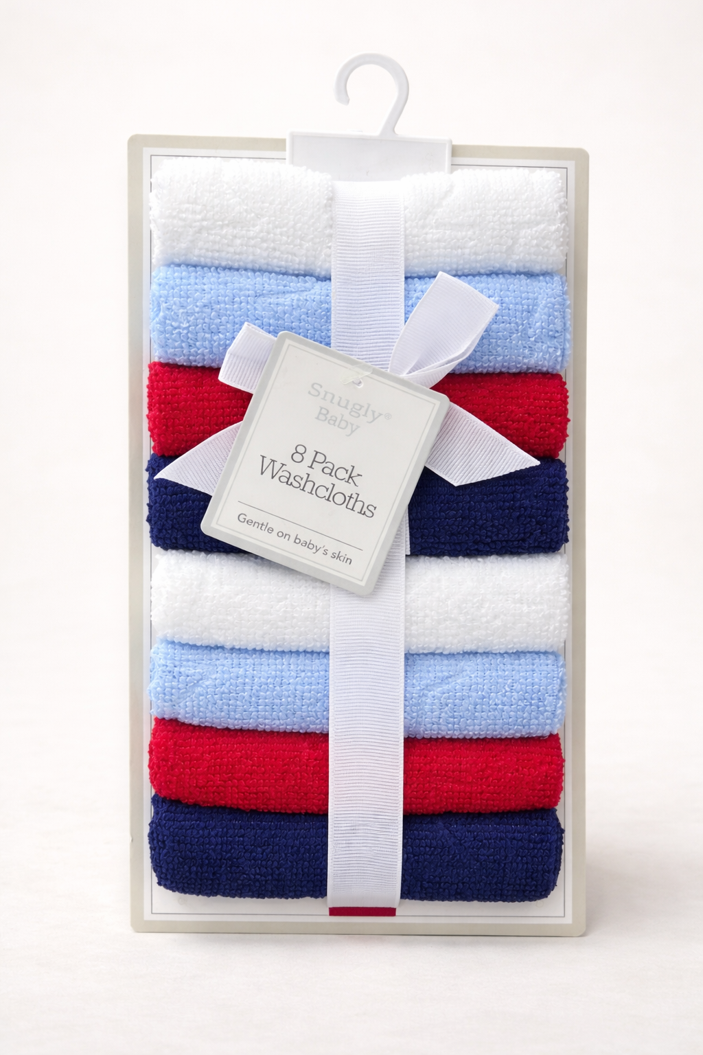 Snugly Baby Lot de 8 Gants de Toilette Bébé – Doux pour la Peau