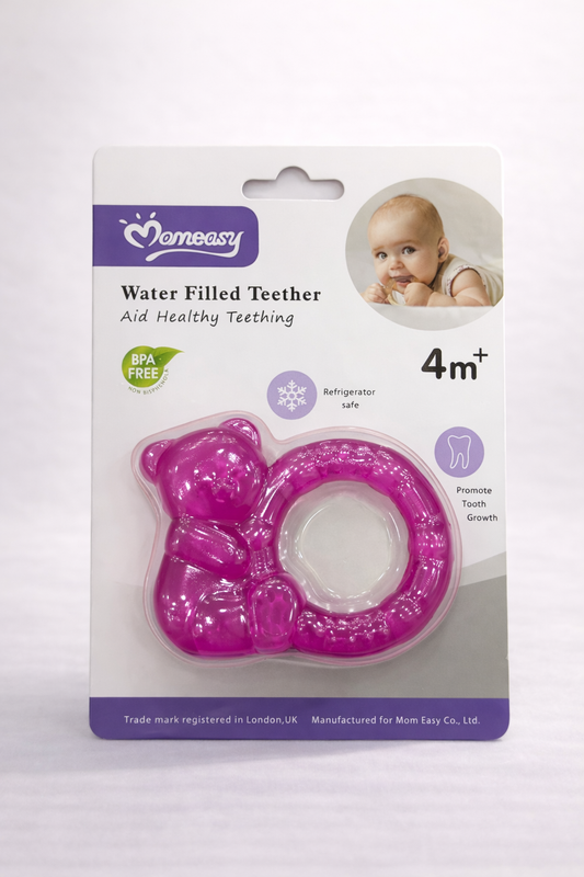 MomEasy – Anneau de dentition réfrigérant à eau 4m+ | Sans BPA