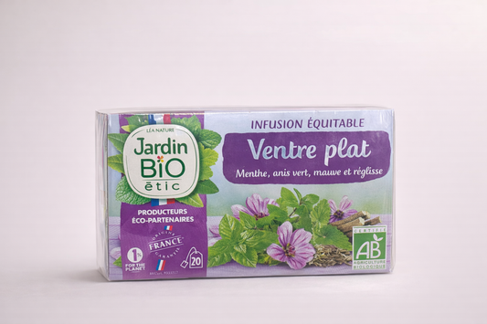 Jardin Bio étic – Infusion Équitable Ventre Plat Bio (20 sachets)