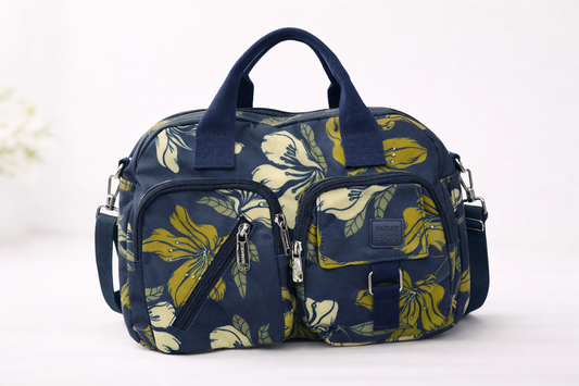 Sac à Langer Bébé Floral Élégant – Organisation Quotidienne & Multipoches