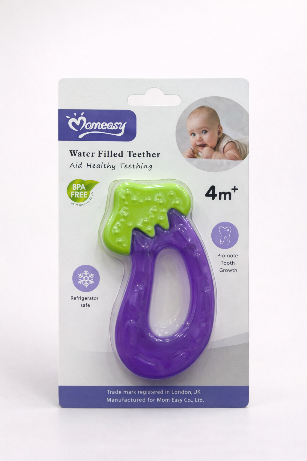 MomEasy Anneau de Dentition Réfrigérant – 4m+ – Sans BPA