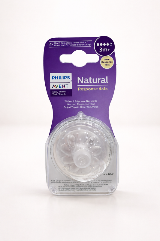 Philips Avent Natural Response Tétines Débit 4 (3m+) – Lot de 2