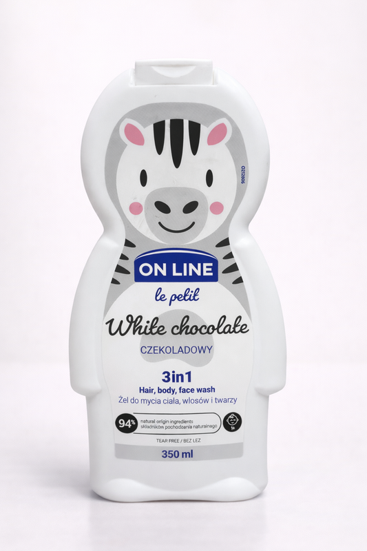 On Line Le Petit Biscuil 3-en-1 – Gel Lavant Cheveux, Corps & Visage (350 ml)