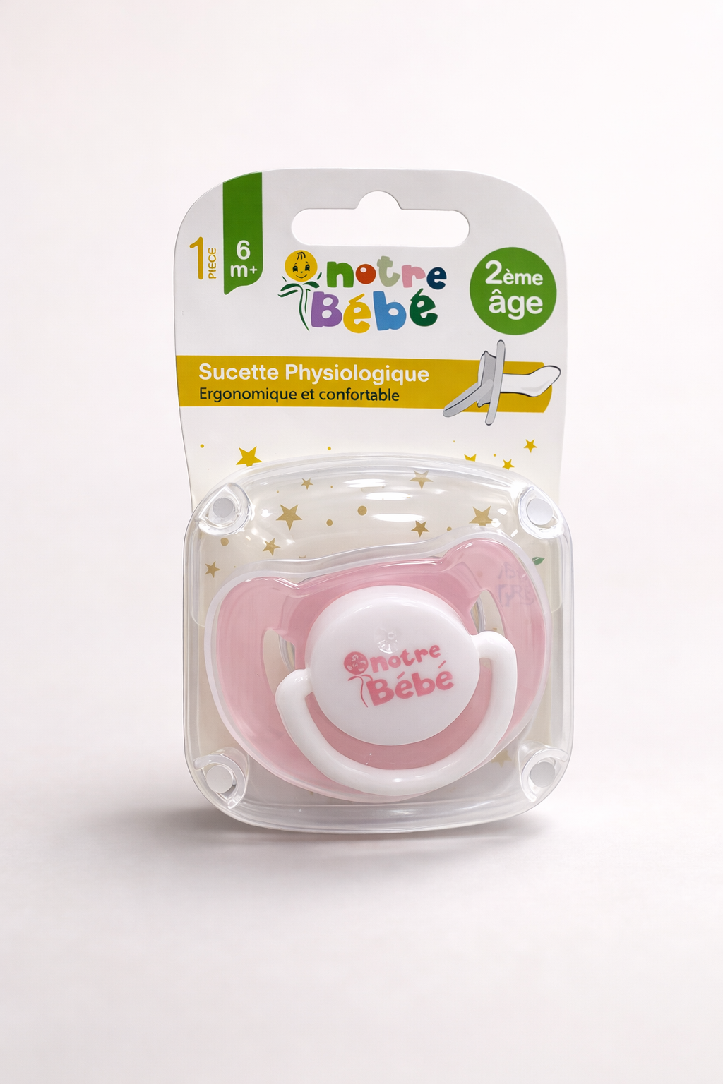 Notre Bébé Sucette Physiologique 6m+ – 2ème Âge (1 pièce)