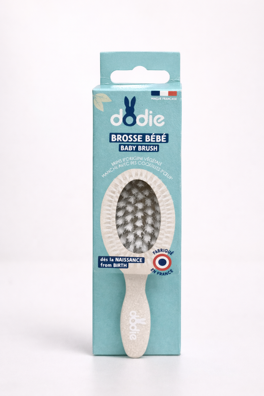 Dodie Brosse Bébé – Brins d’Origine Végétale, Dès la Naissance, Fabriquée en France
