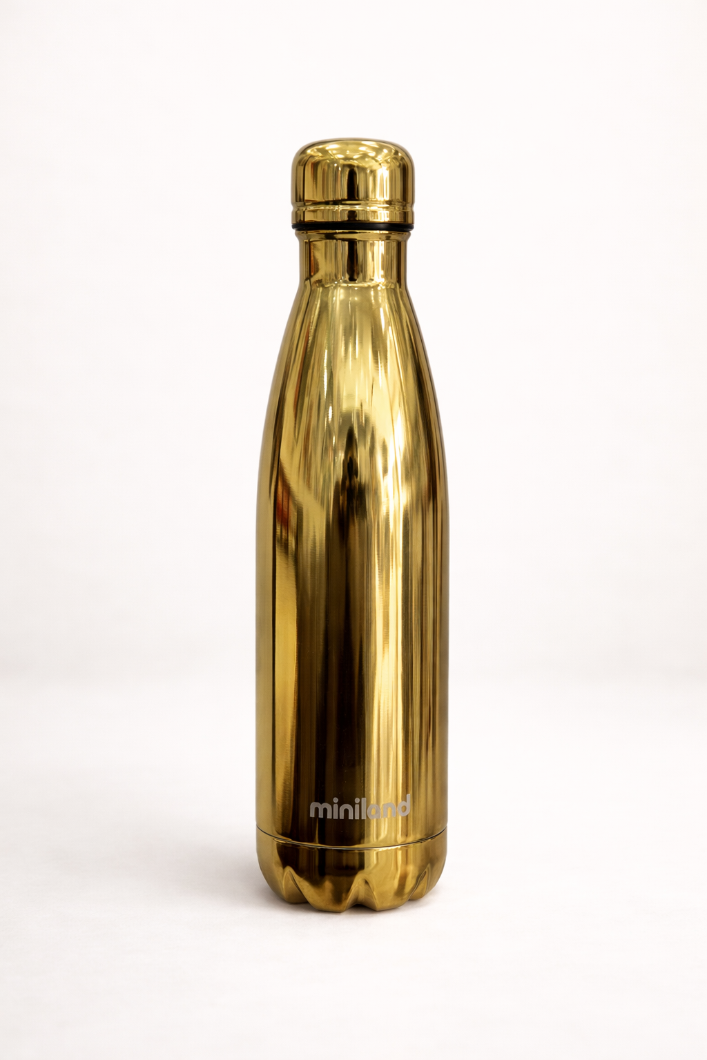 Miniland Gourde Isotherme Inox – Bouteille Thermique Réutilisable (Finition Métallisée)