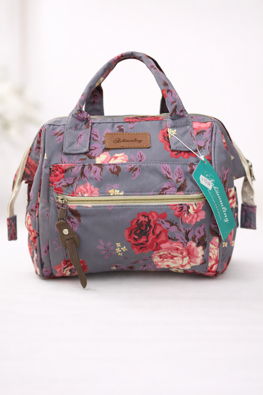 Sac à Langer Bébé Floral Élégant – Organisation Pratique au Quotidien