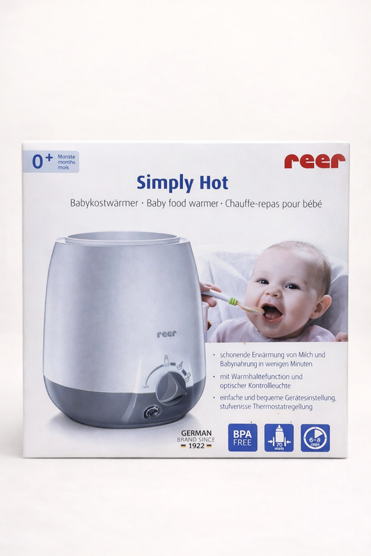 Reer Simply Hot – Chauffe-Biberon & Chauffe-Repas Bébé (0+ mois)