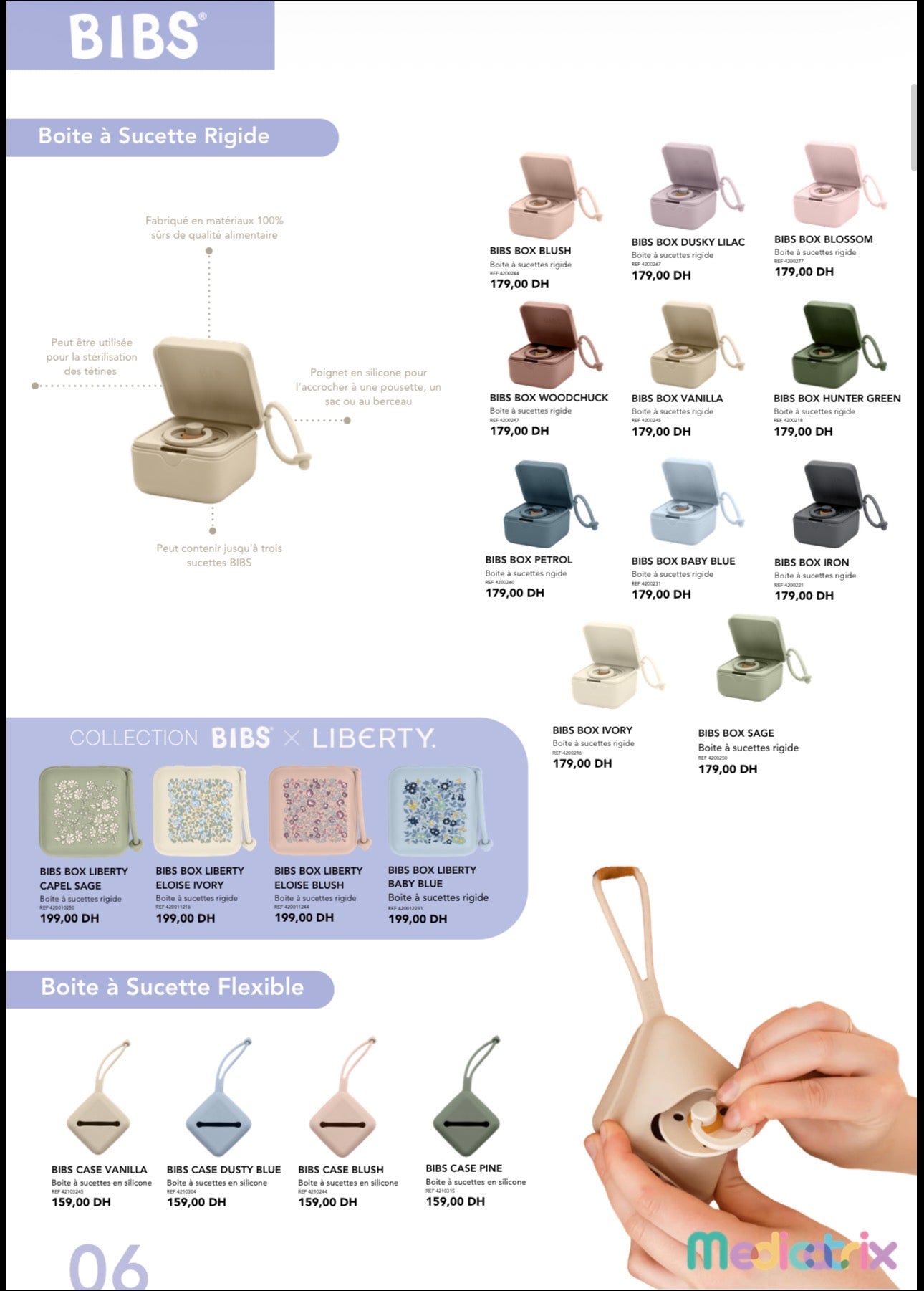 boite a sucette bibs catalogue