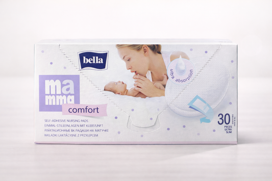 Bella Mamma Comfort – Coussinets d’Allaitement Ultra Absorbants, Ultra Slim (x30)
