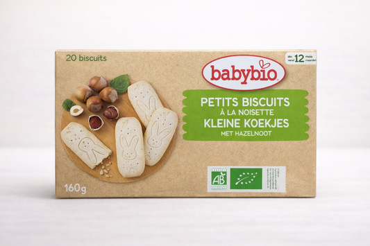 Babybio Petits Biscuits Bio à la Noisette – Dès 12 mois (160g)
