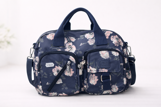 Sac à Langer Bébé Multipoches – Motif Floral & Organisation Facile