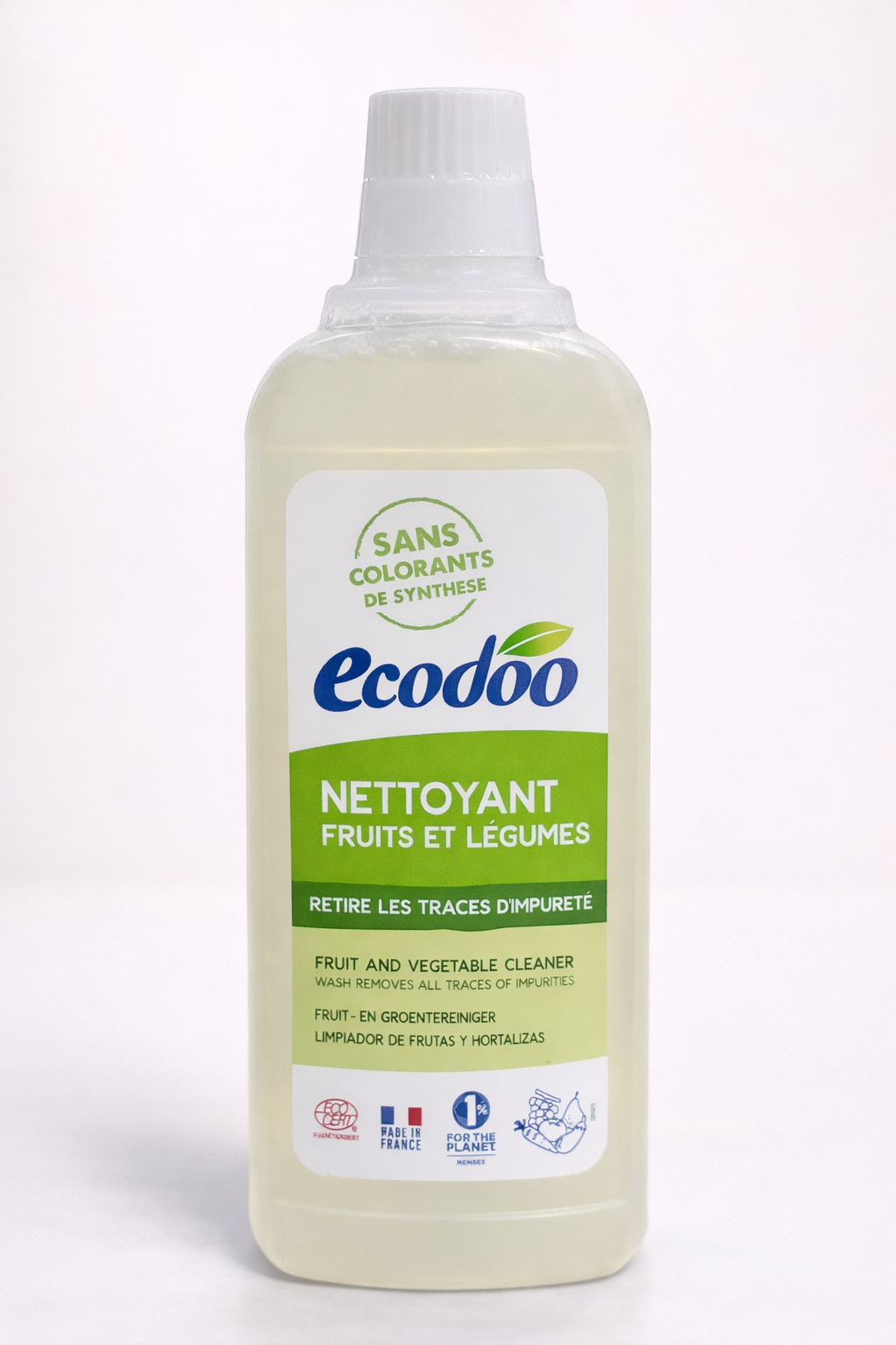Ecodoo Nettoyant Fruits & Légumes – Élimine les impuretés, fabriqué en France