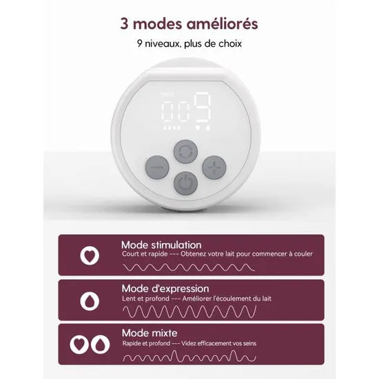 Momcozy S12 Pro Tire Lait Électrique Main Libre