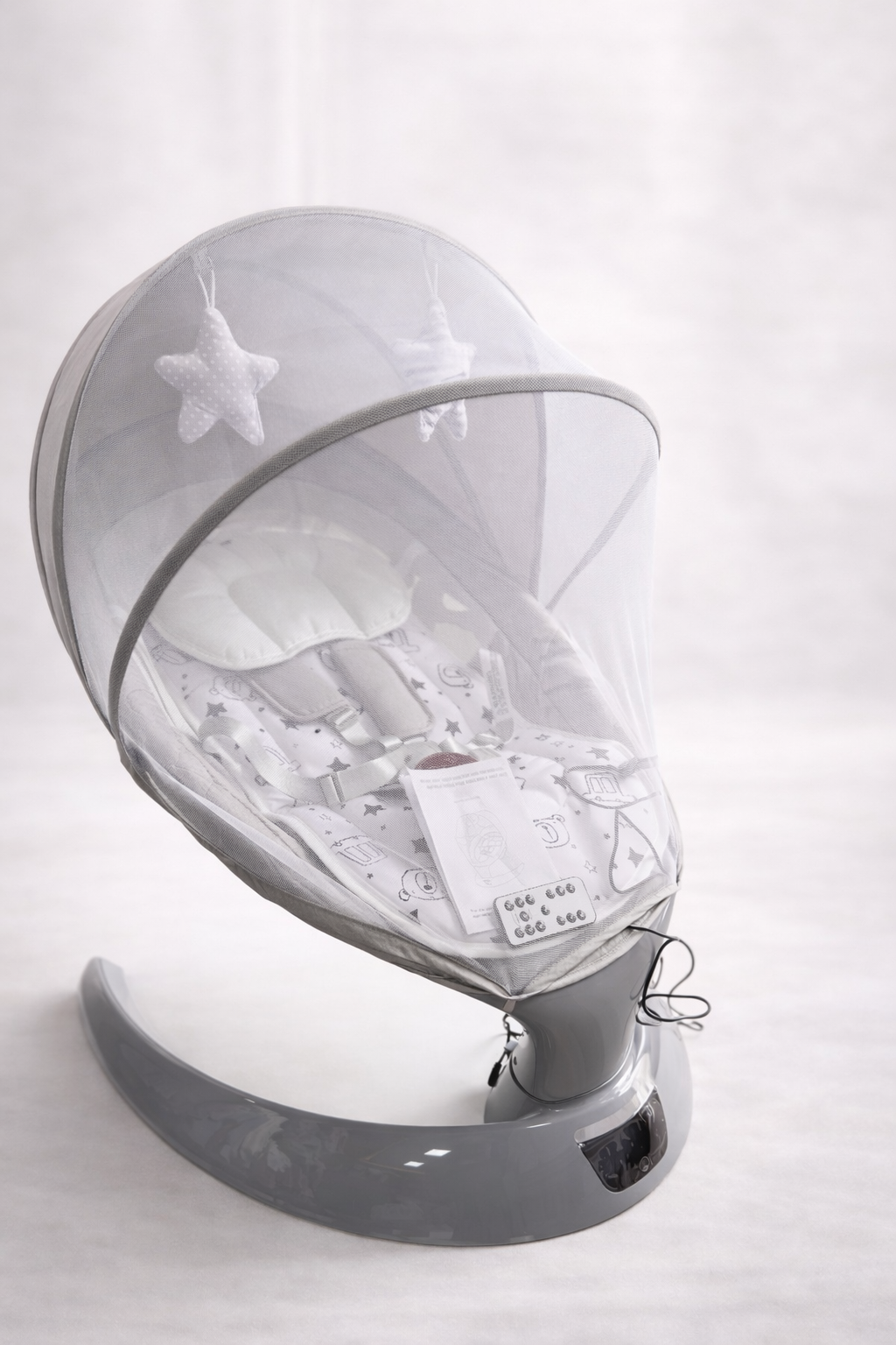 Kidilo – Transat bébé électrique relax  avec moustiquaire et dossier réglable