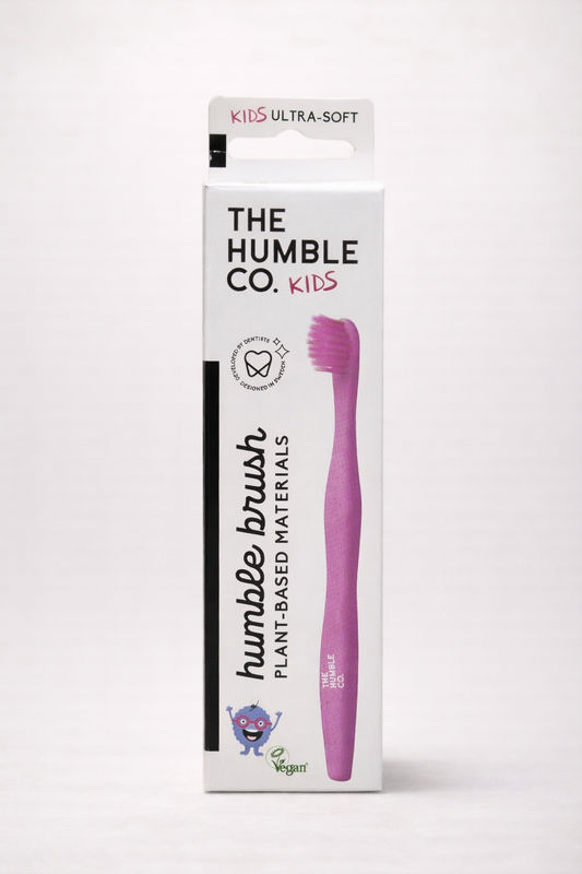 The Humble Co. Kids Brosse à Dents Ultra-Soft – Matériaux d’origine végétale & Vegan