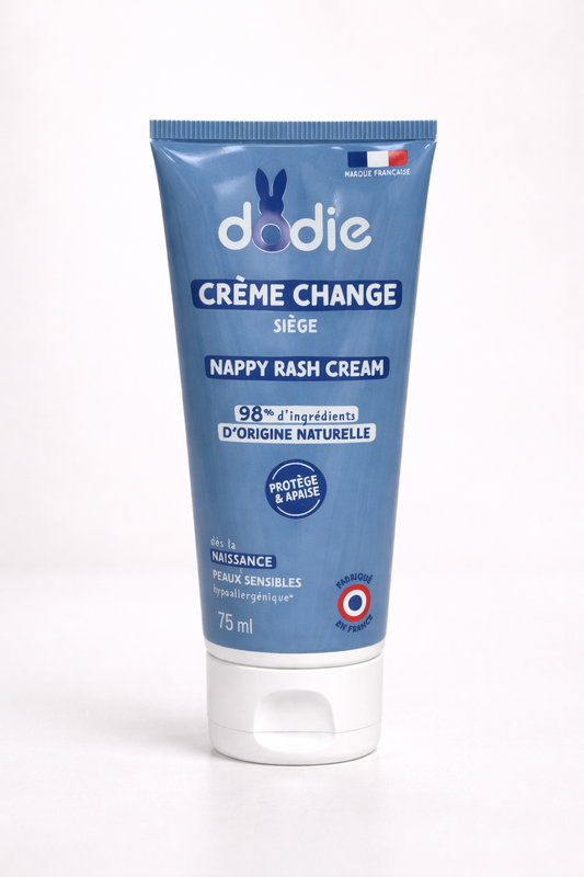 Dodie Crème Change Siège – 98% d’Ingrédients d’Origine Naturelle | Protège & Apaise dès la Naissance