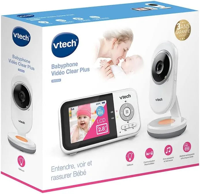 BabyPhone Vidéo Clear Plus – BM3254 – Vtech ( camera bébé )
