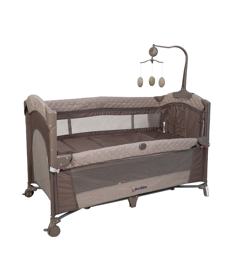 Mon Bébé – Lit parapluie avec arche mobile intégrée